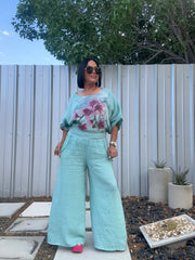 Linen Pants Set
