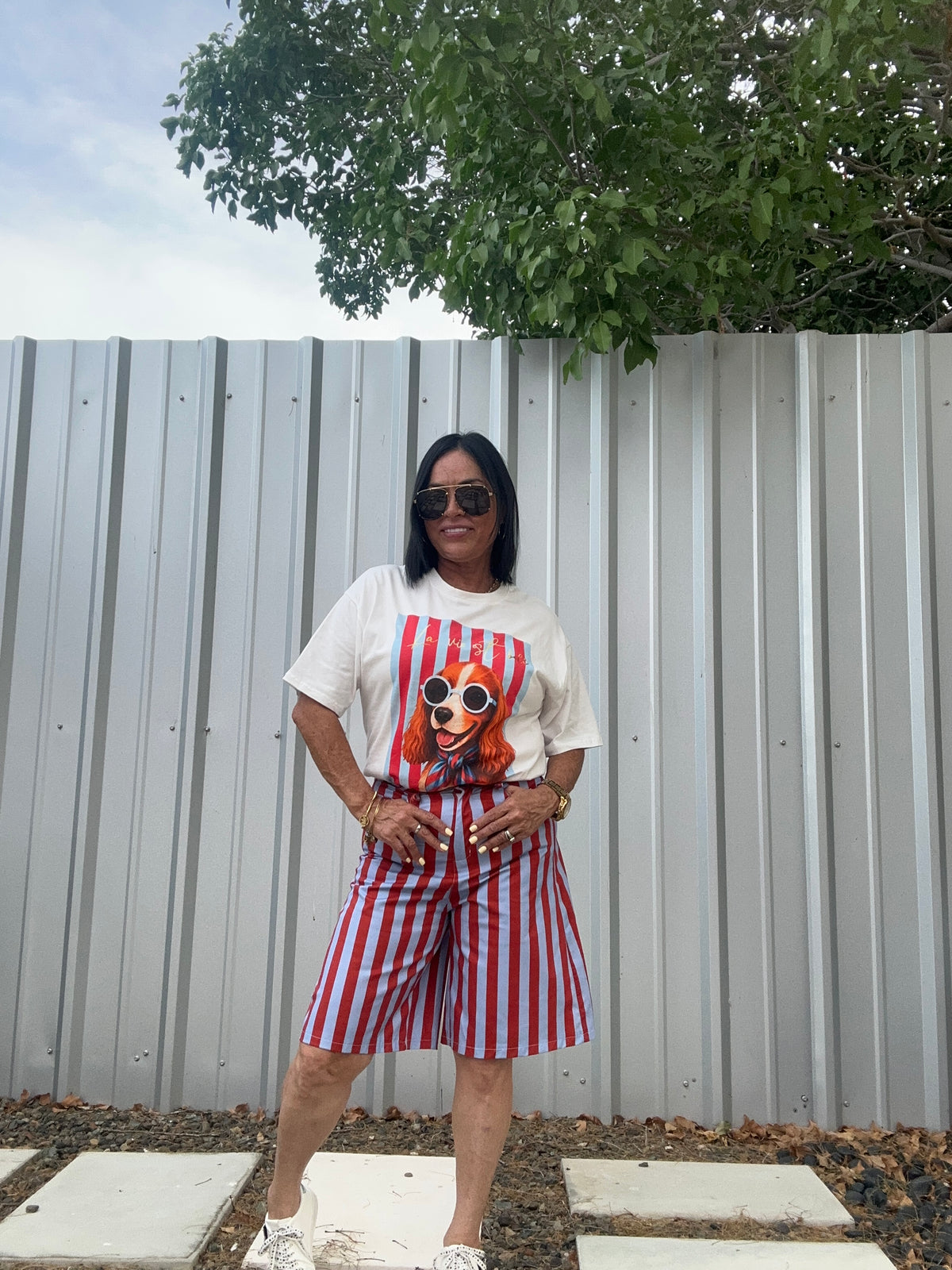 Stripes Bermudas