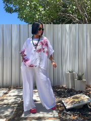 Linen Pants Set