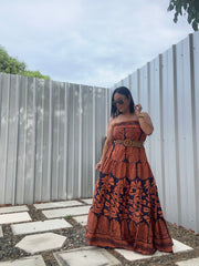 Floral Strapples Dress