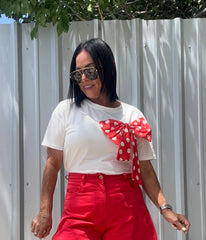 Polka Dots Bow Tshirt