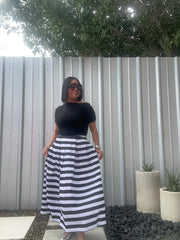 Stripes Skirt