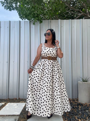 Polka Dot maxi Dress