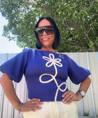 Crochet Flower Blouse