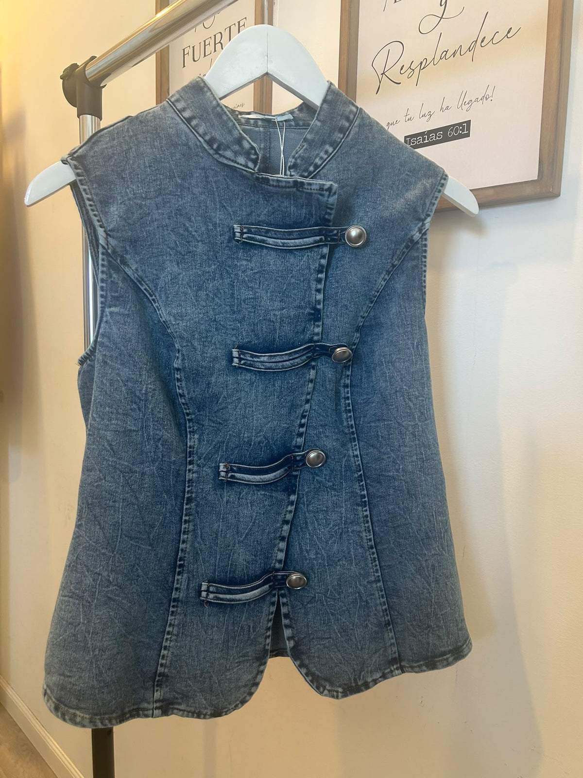 Denim Napoleón Vest