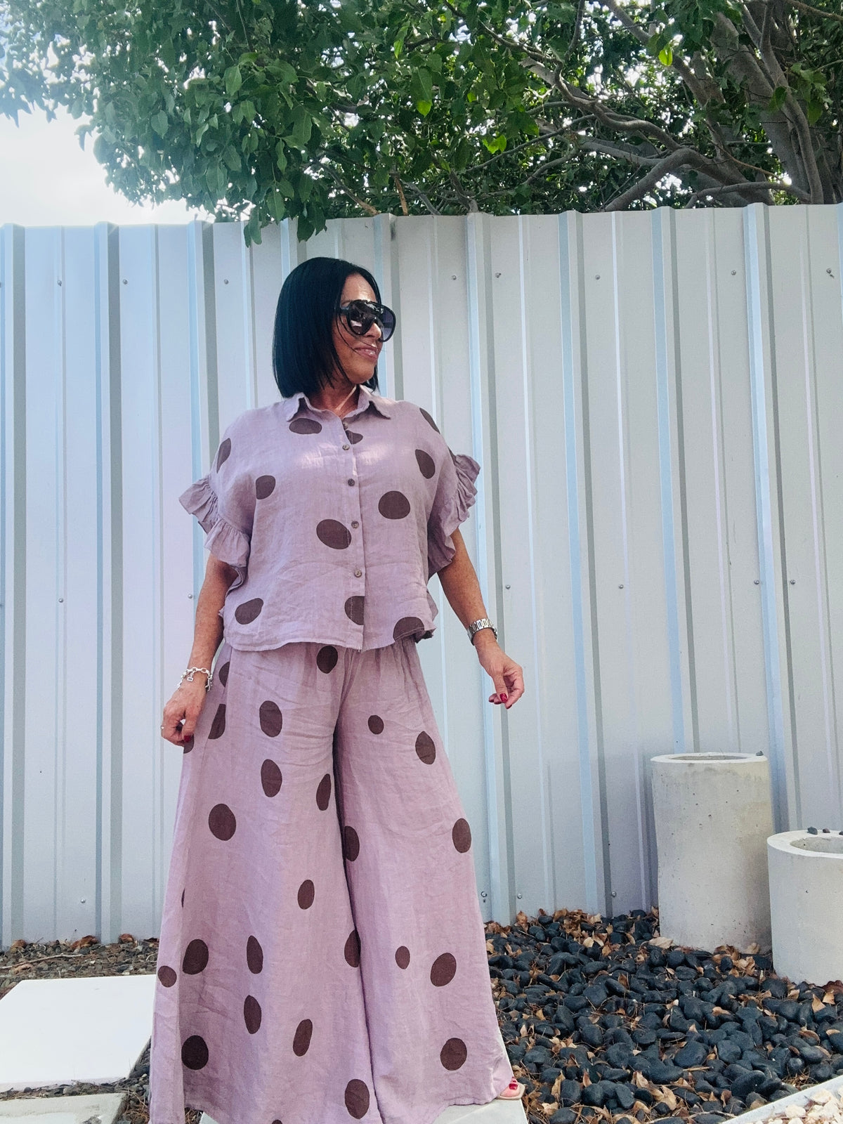 Line Set Polka Dots