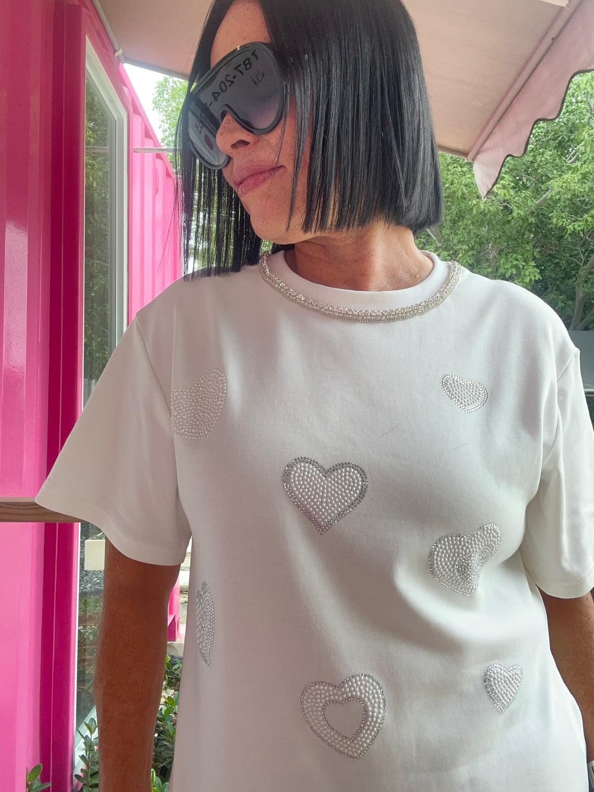 Rainstone & Pearl Curvys Top