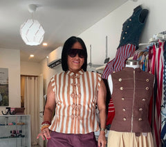 Elegante Mandarin Blouse