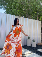 Flower Maxi Dress