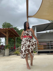 Falda cow wrap around