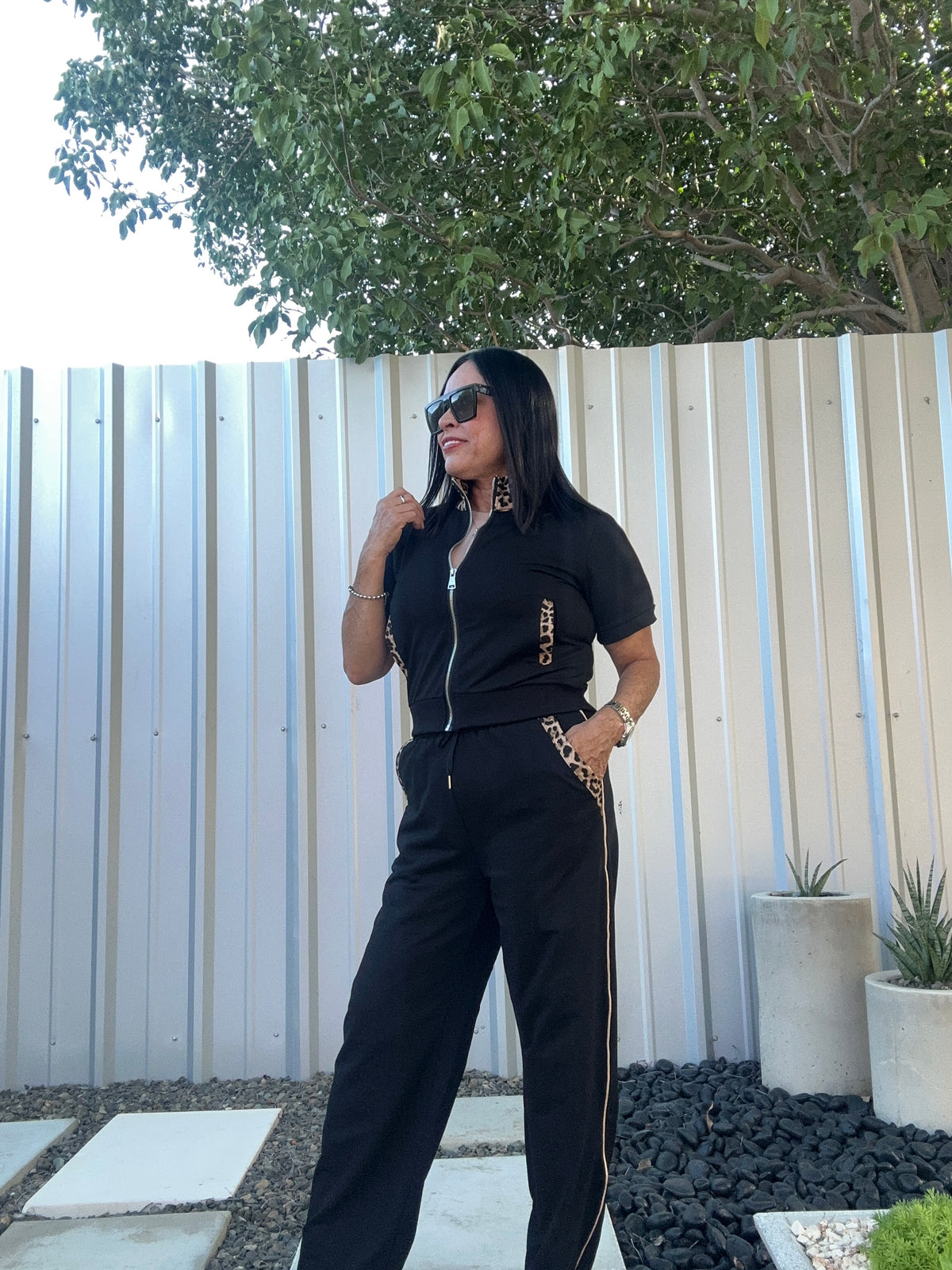 Set travel animal print