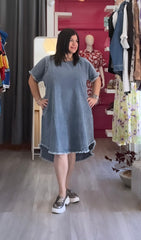 Curvy Denim Dress