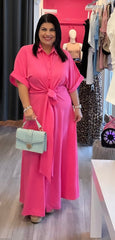 Curvy Solid Color Maxidress