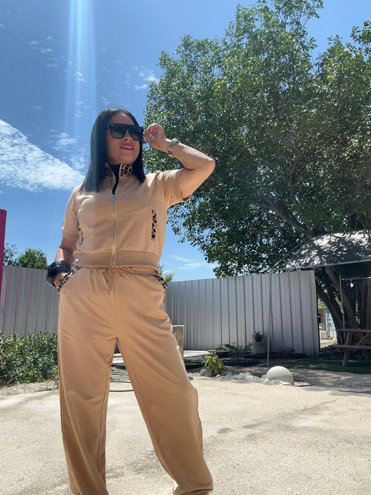 Set travel animal print