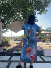 Tshirt Dress butterfly