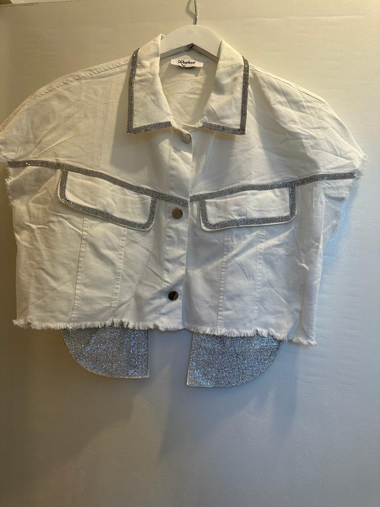 Blusa Denim Blanca