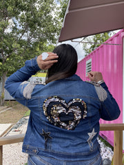 Curvy Star Denim Jacket