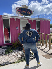 Curvy Star Denim Jacket